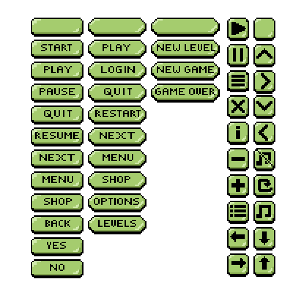 PIXEL ART BUTTONS By Tam1tami pixel-art-buttons-by-tam1tami