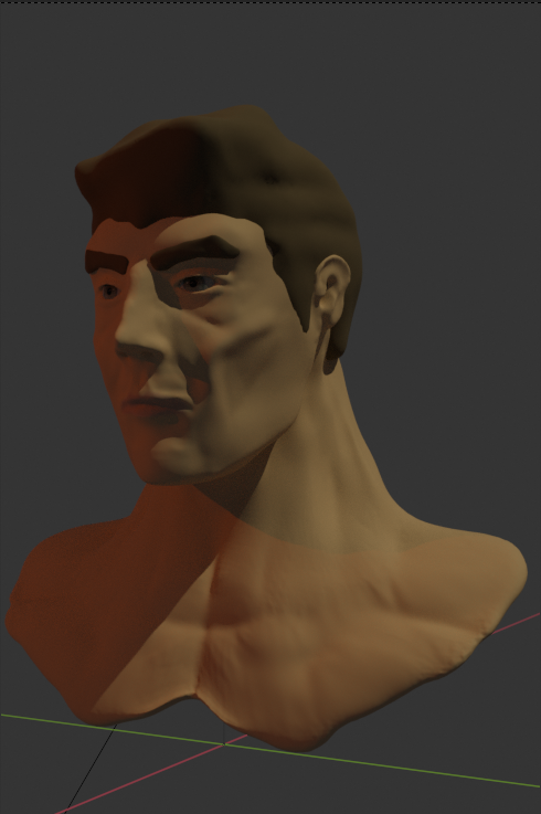 Human Head 3D Model For Sale