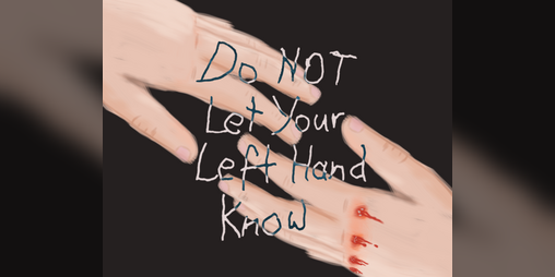 Cover image for do not let your left hand know