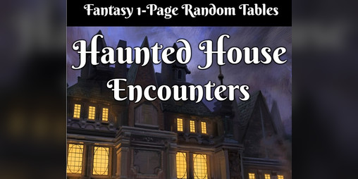 Cover image for Haunted House Encounters - 1 page