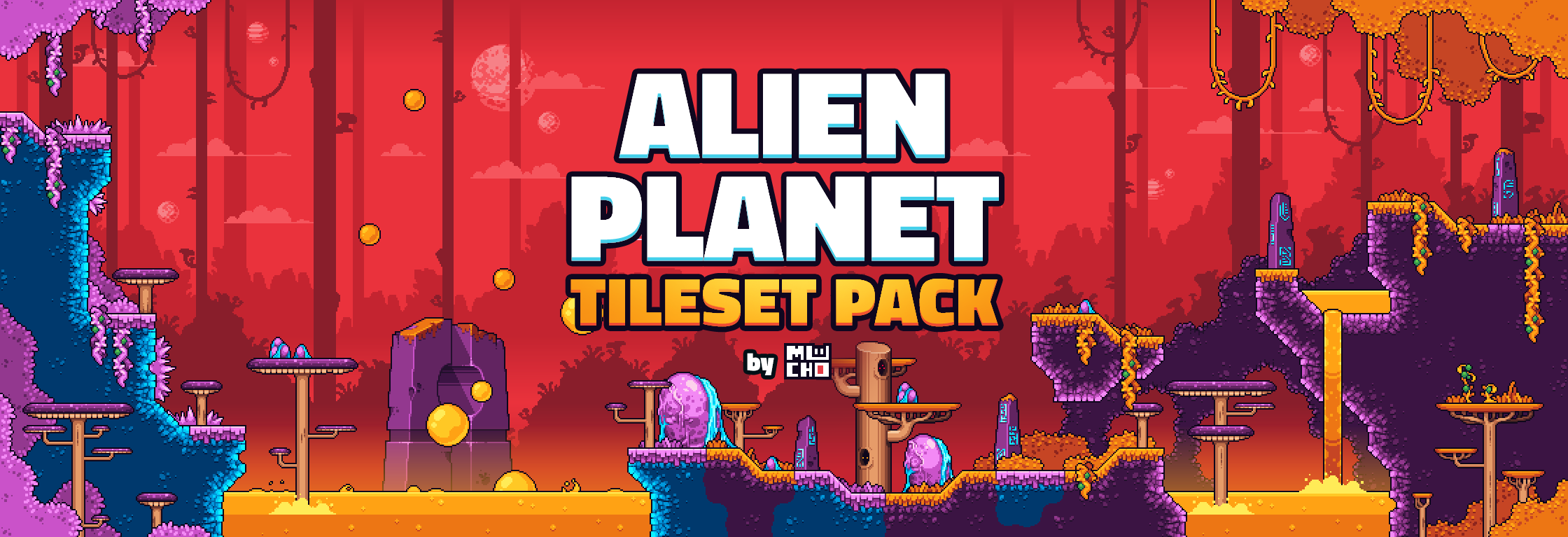 Alien Planet Tileset Pack