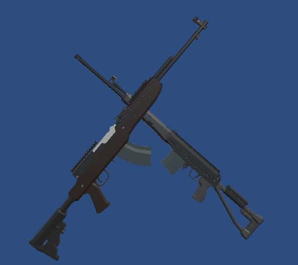 Low poly animated rifles pack by ARMs Dealer