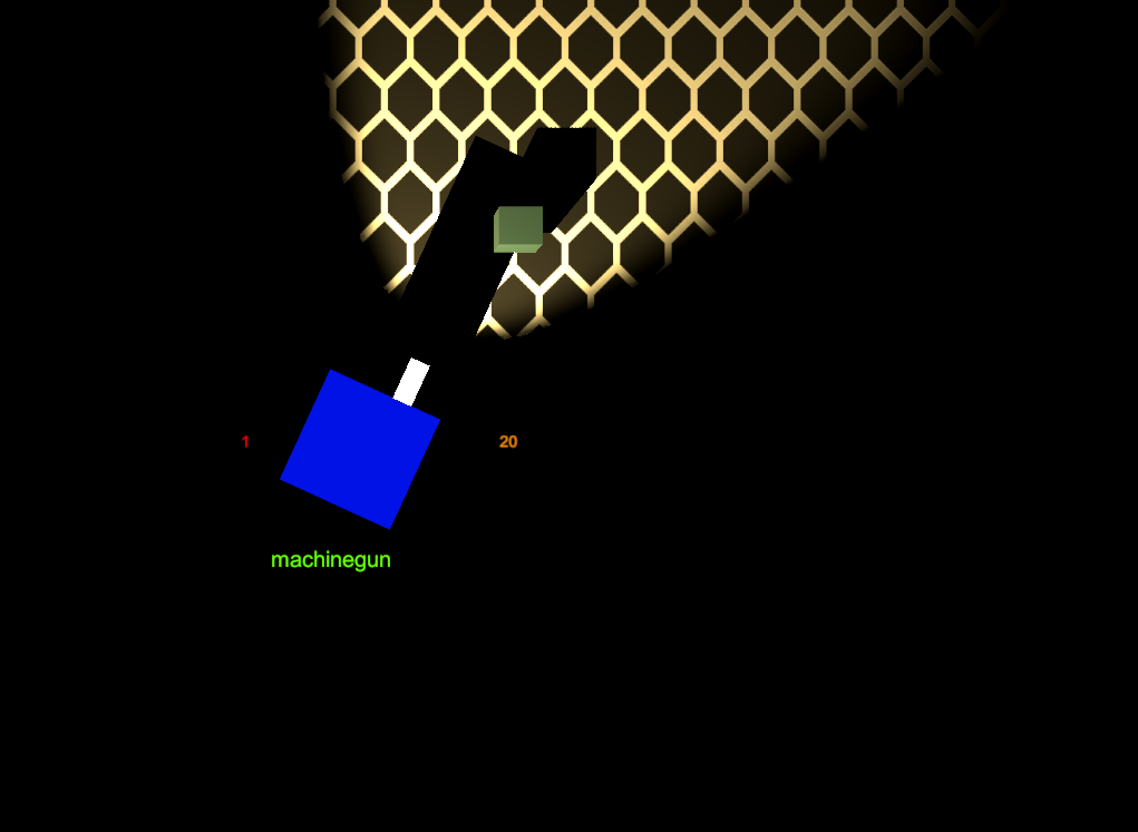 screenshot from  early prototype