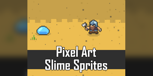 2D Pixel Art Slime Sprites by Elthen's Pixel Art Shop