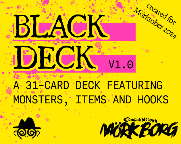 Black Deck | Mörk Borg Card Set