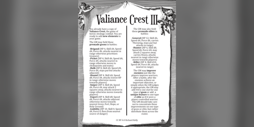 Cover image for Valiance Crest III
