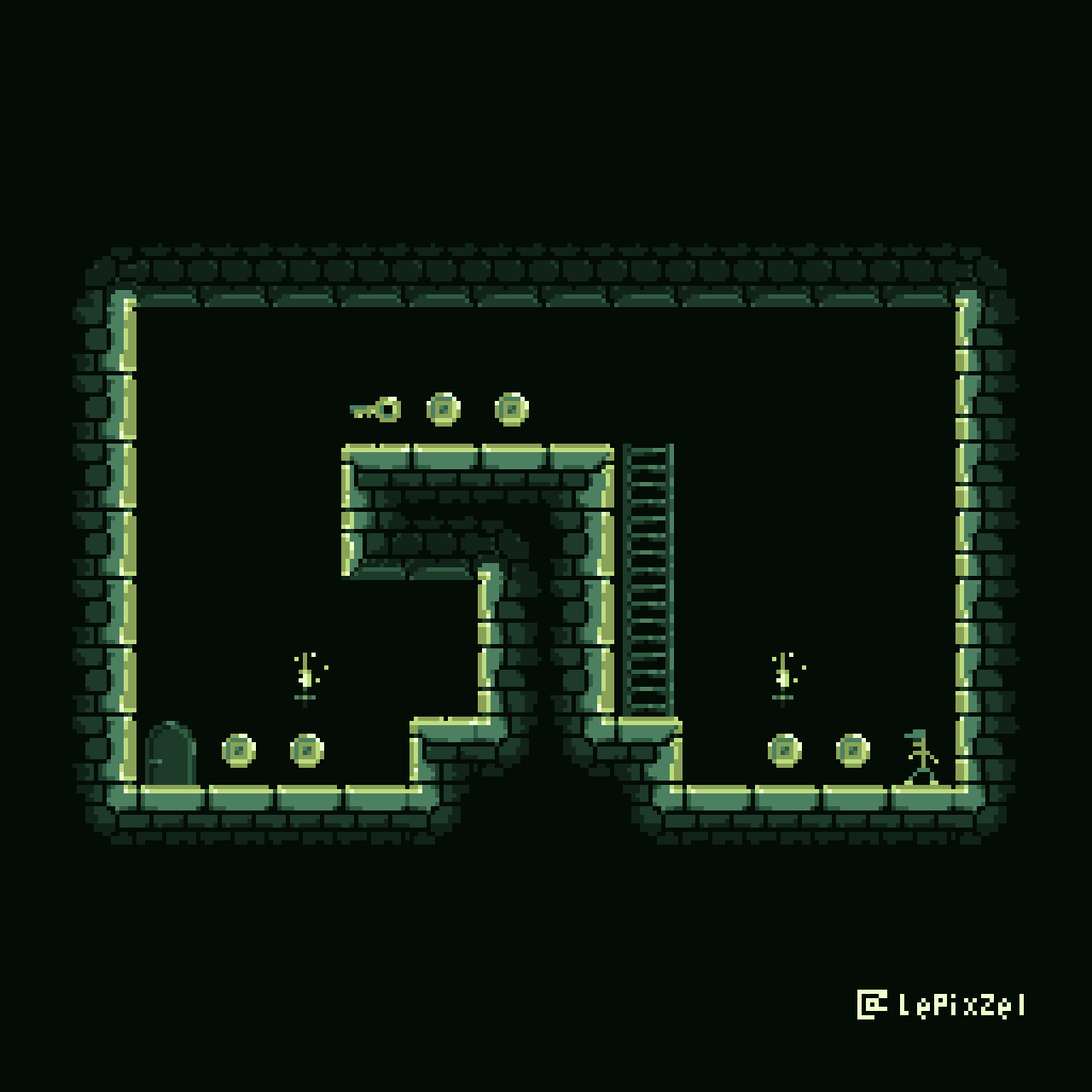 Dungeon Plateformer Pixel 16x16