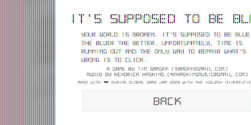 Cover image for It's Supposed To Be Blue