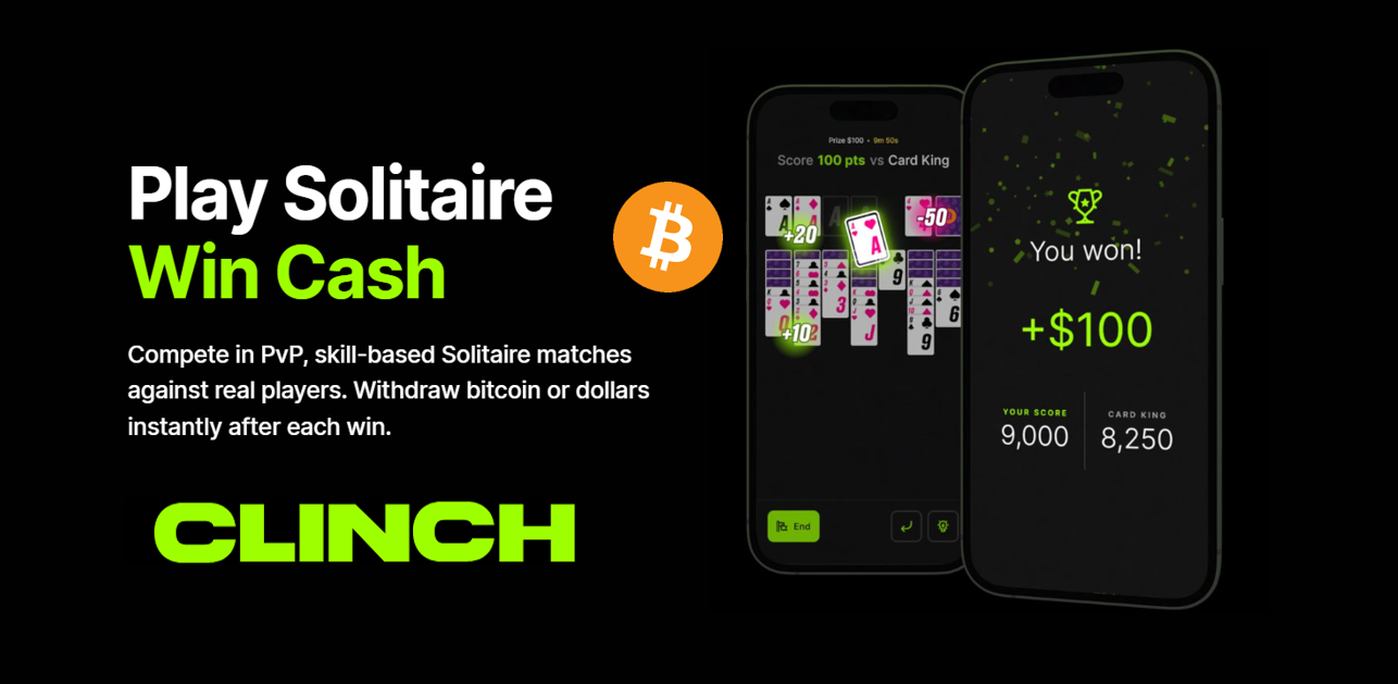 Clinch: Bitcoin PvP Solitaire