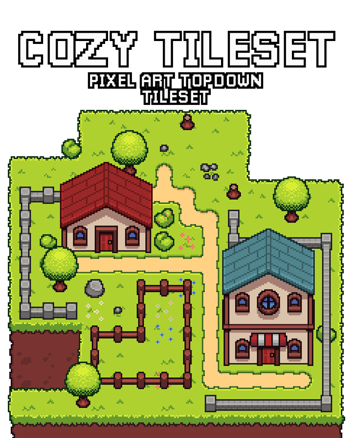 Cozy RPG - 16x16 Pixel Art Topdown Tileset