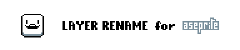 Layer Rename for Aseprite