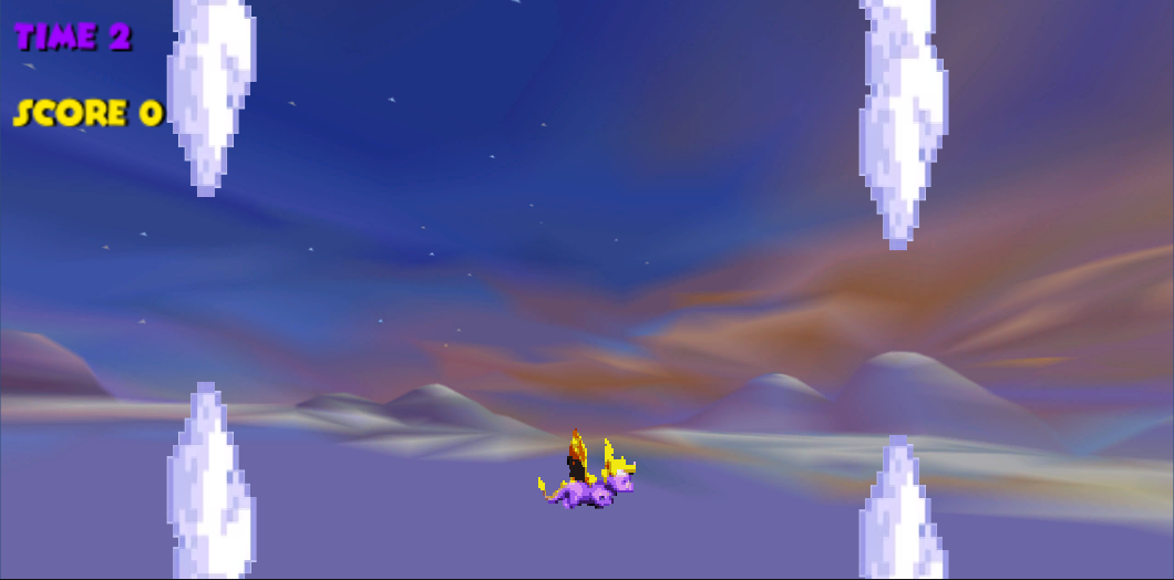 Cover image for Spyro flappy bird