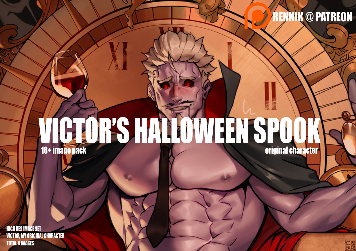 Cover image for Victor's Halloween Spook (Original Character) 18+ Image Set