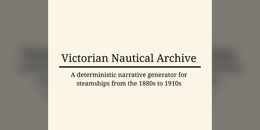 Cover image for Victorian Nautical Archive