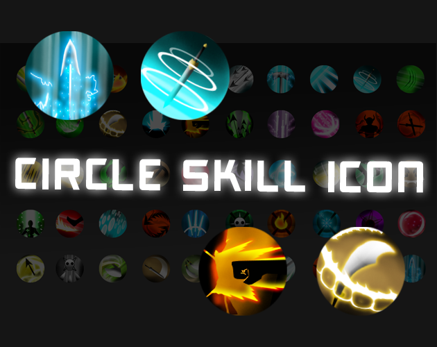 Circle skill icons