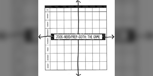 Cover image for JOCK-NERD/PREP-GOTH: THE GAME