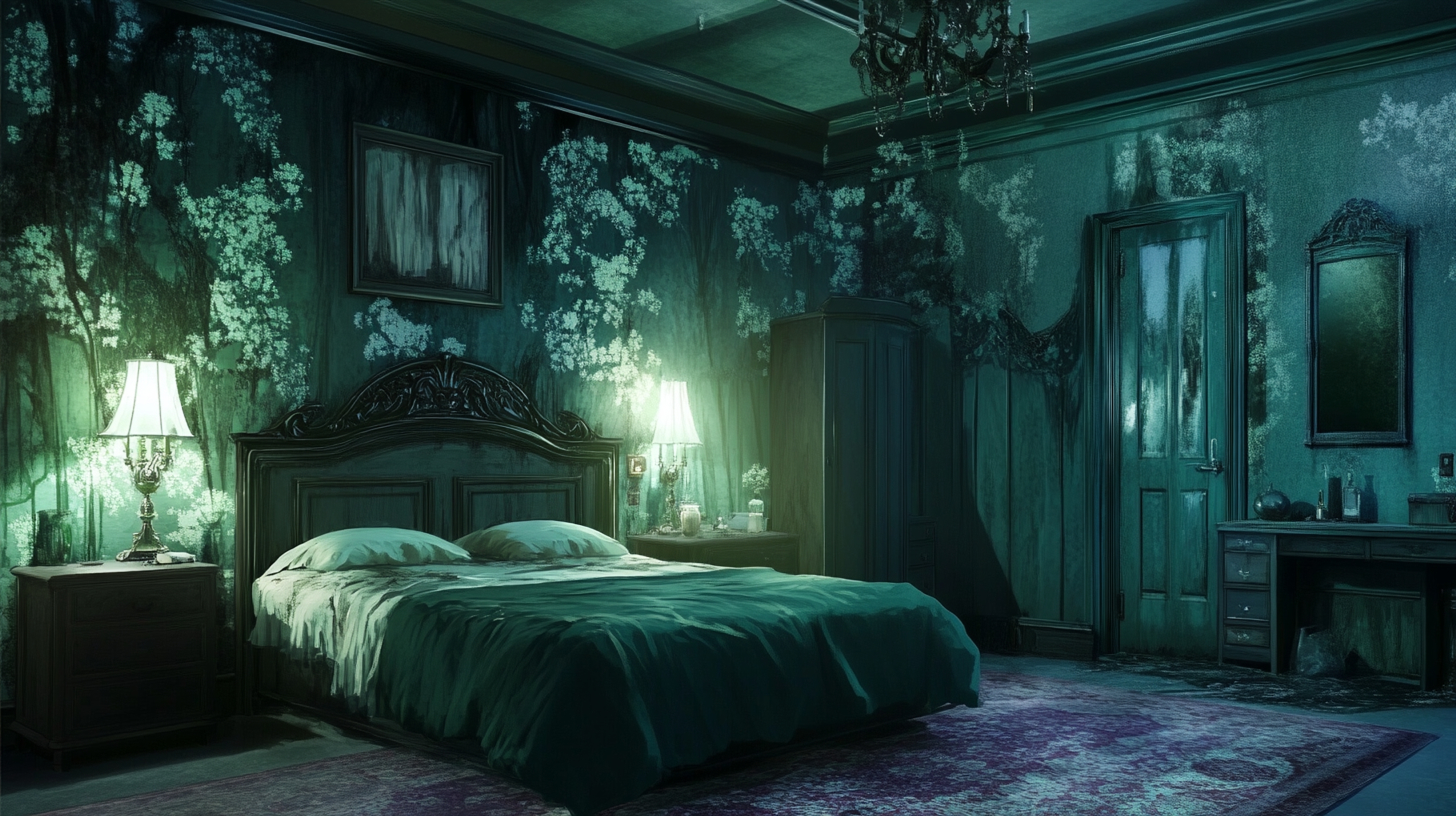 FREE HORROR BEDROOM VN BACKGROUNDS