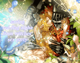 [R18 ISEKAI Omegaverse] Saving Red-Flag Alpha From Witches' Sex Party