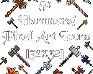 Top Game Assets Tagged Pixel-art-hammers - Itch.io