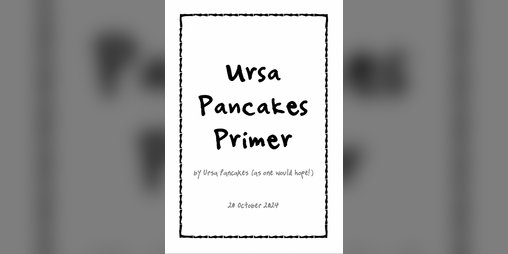 Cover image for Ursa Pancakes Primer