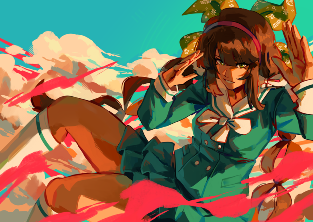 Cover image for Train Your Heart! A Tenko Chabashira Zine