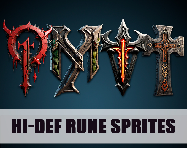 Hi-Def Runes - 1000 Sprites