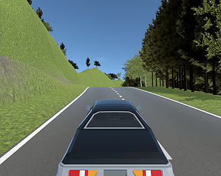 Drive in Forest