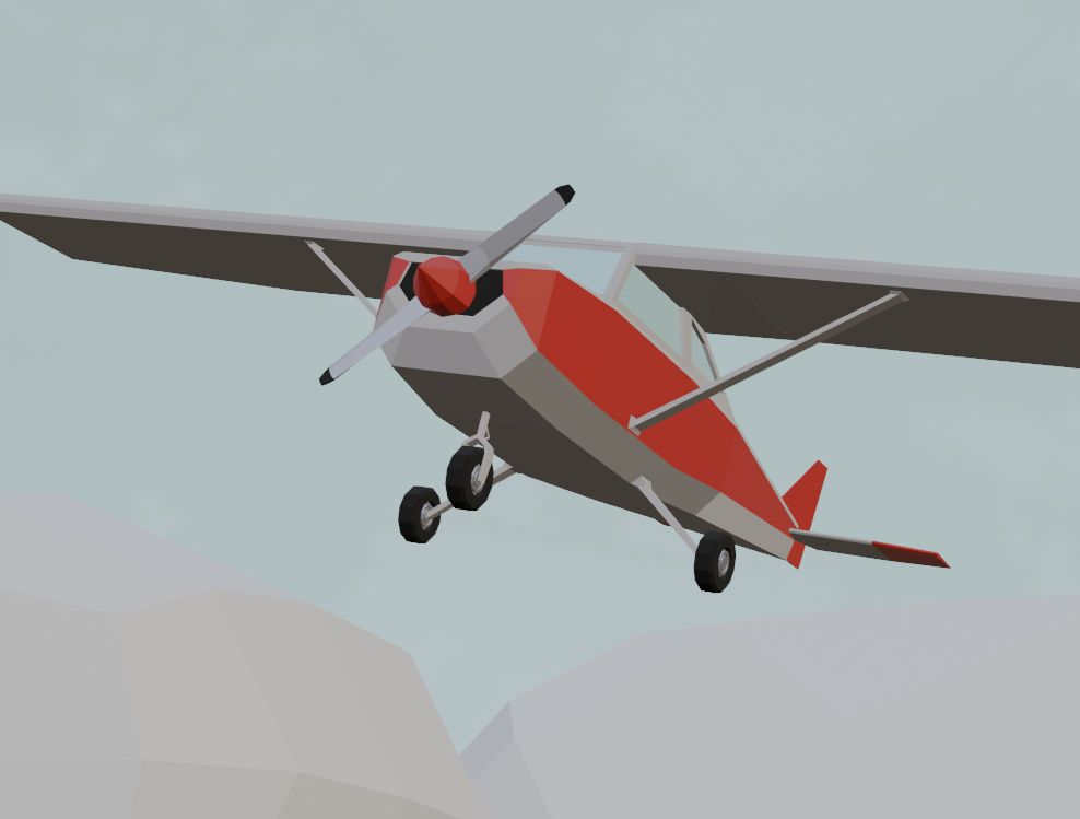 3D Lowpoly Airplane