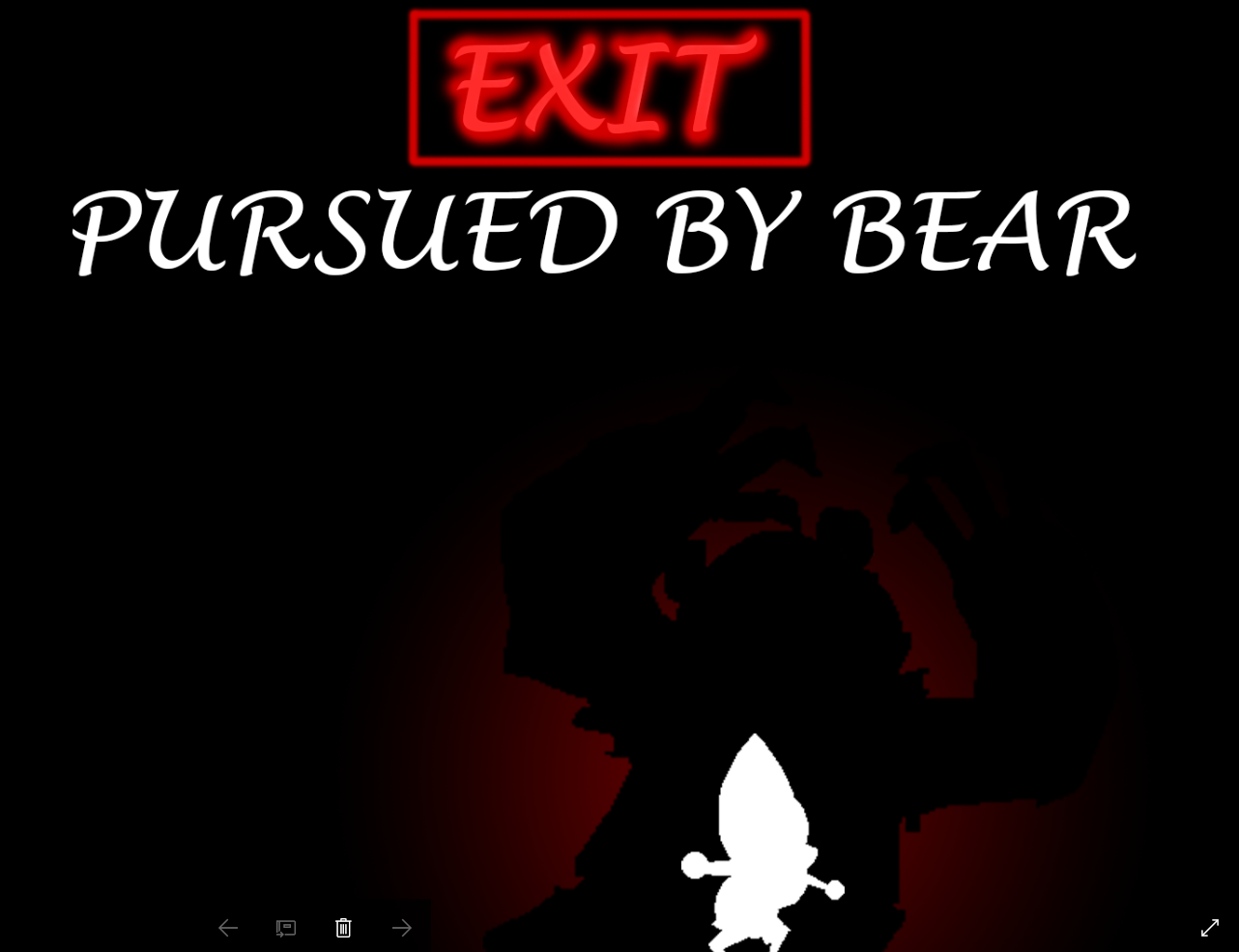 Exit Pursued by Bear