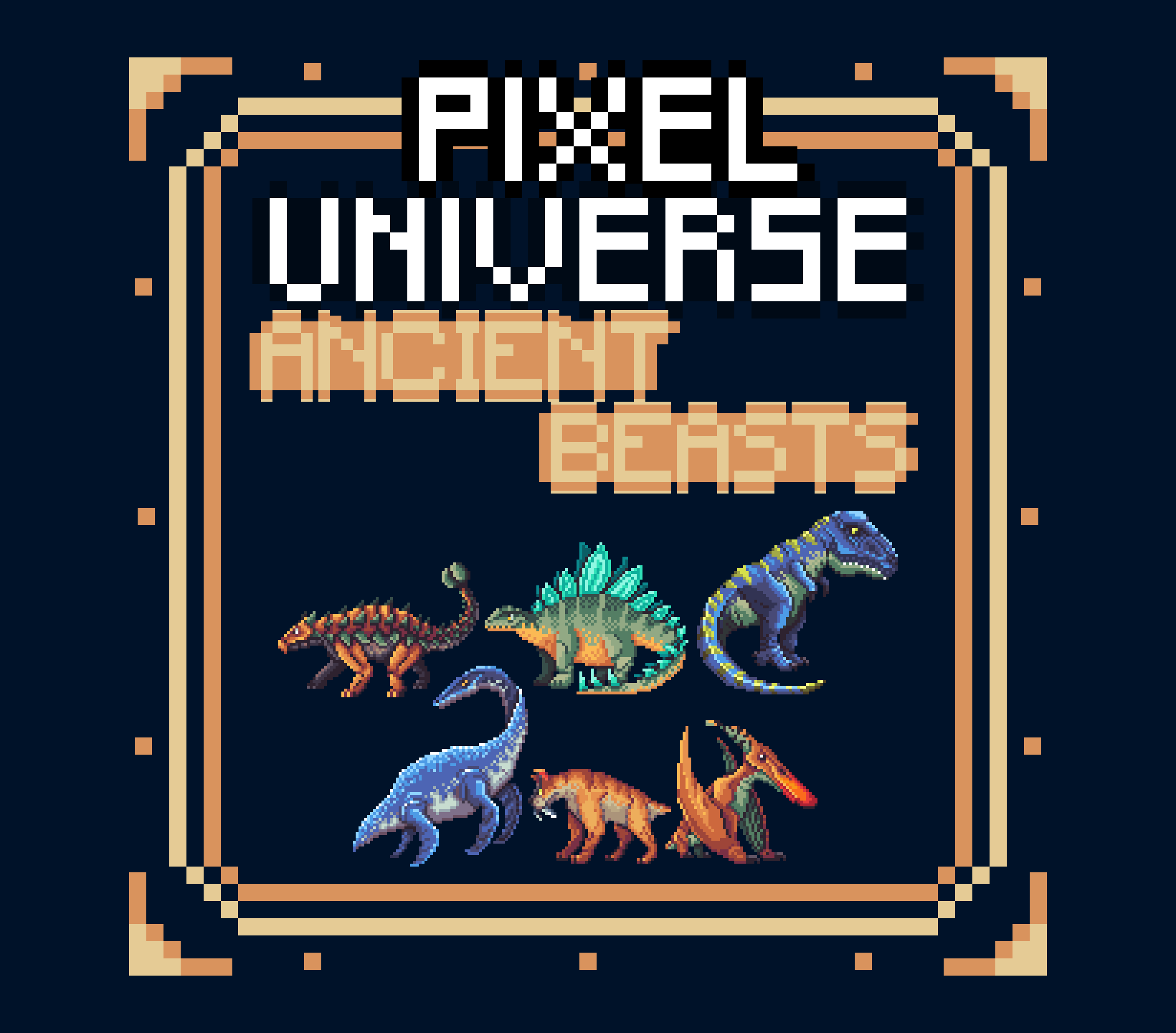 Dinosaurs / Animals from the past Asset Pack - Pixel Universe