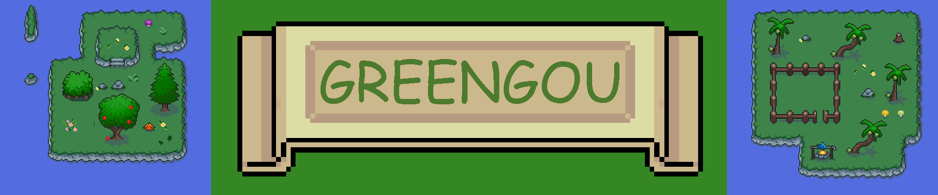 Greengou's Land 16x16 pixel