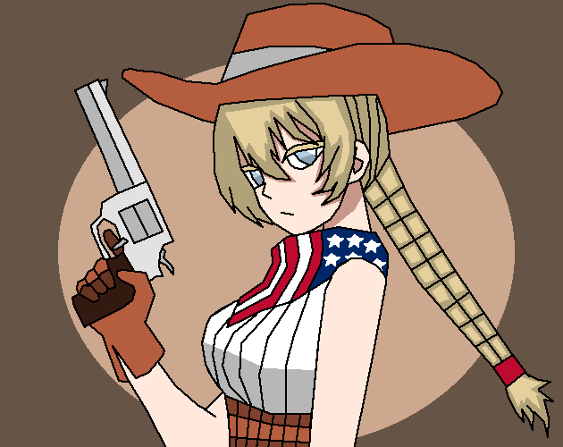 Cover image for Old West Cowgirl Gunnie