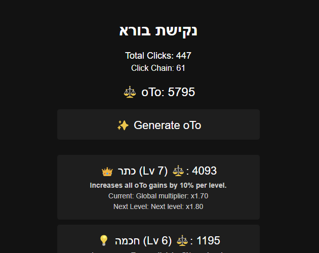 Cover image for ✨נקישת בורא⚙️