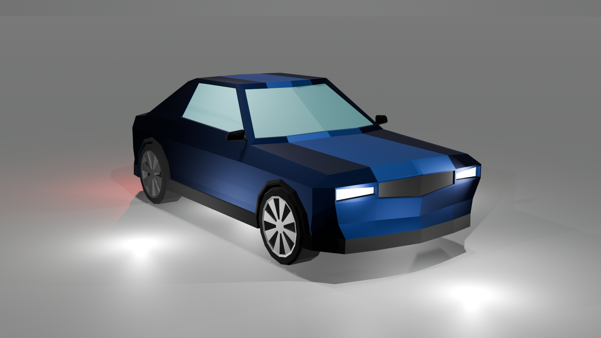 3D Lowpoly Sport Car