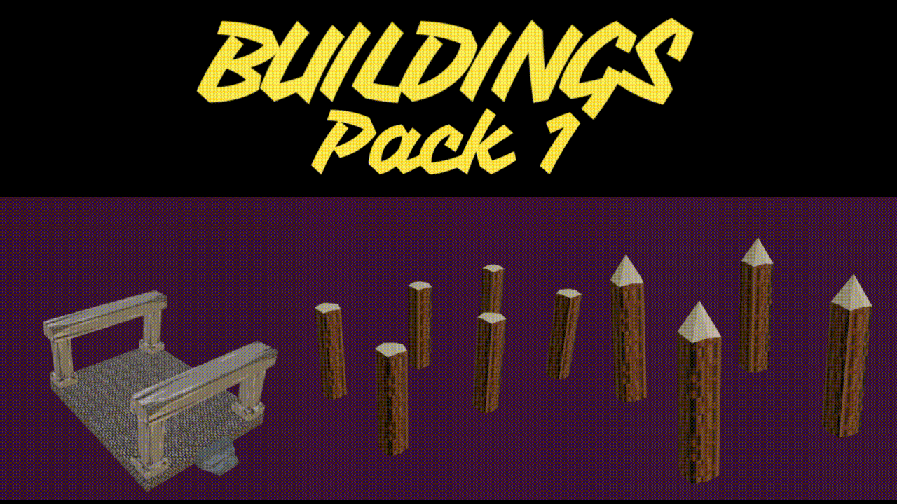 Modular Buildings Pack 1 is here! - Buildings Pack 1 by Sloppy Joe Studios