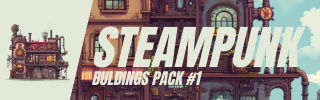 Steampunk Buildings Pack