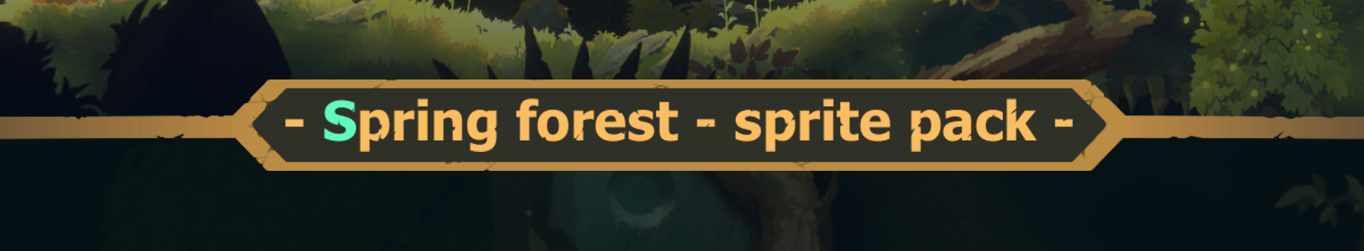 Spring forest - Sprites pack.