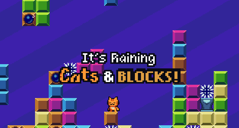 Cover image for It's Raining Cats and Blocks!