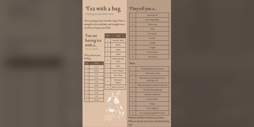 Cover image for Tea with a bug