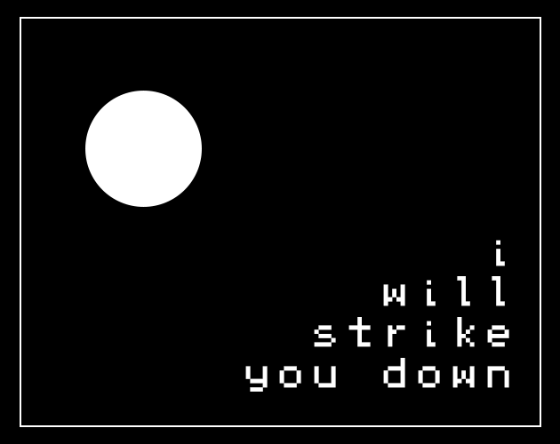 Cover image for I WILL STRIKE YOU DOWN