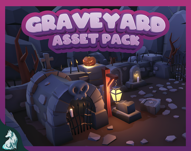 Unity Toon Modular Graveyard By Guru Games Unity toon modular graveyard by guru games