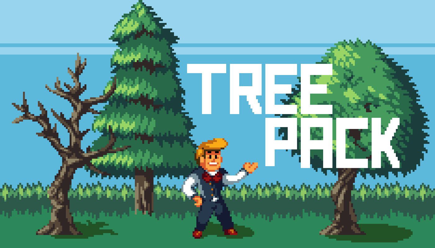 Pixel Tree Set