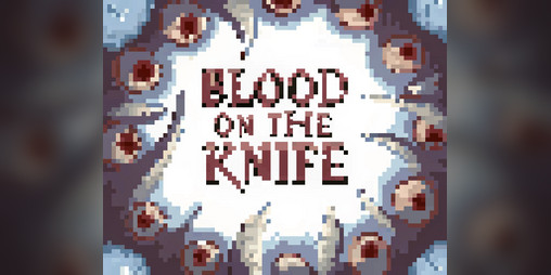 Cover image for blood on the knife