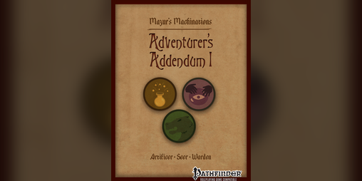 Cover image for Adventurer's Addendum - Pathfinder Classes