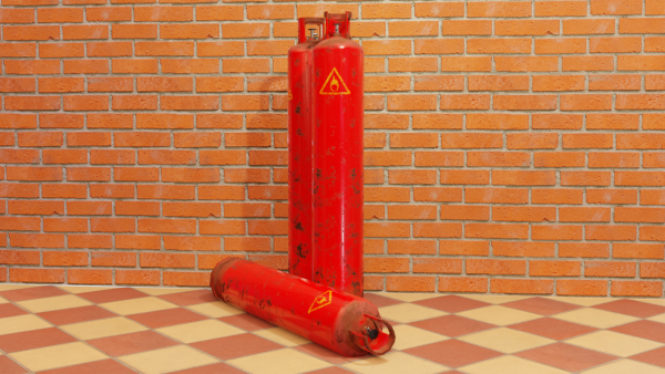 Gas Cylinder - Industrial Props