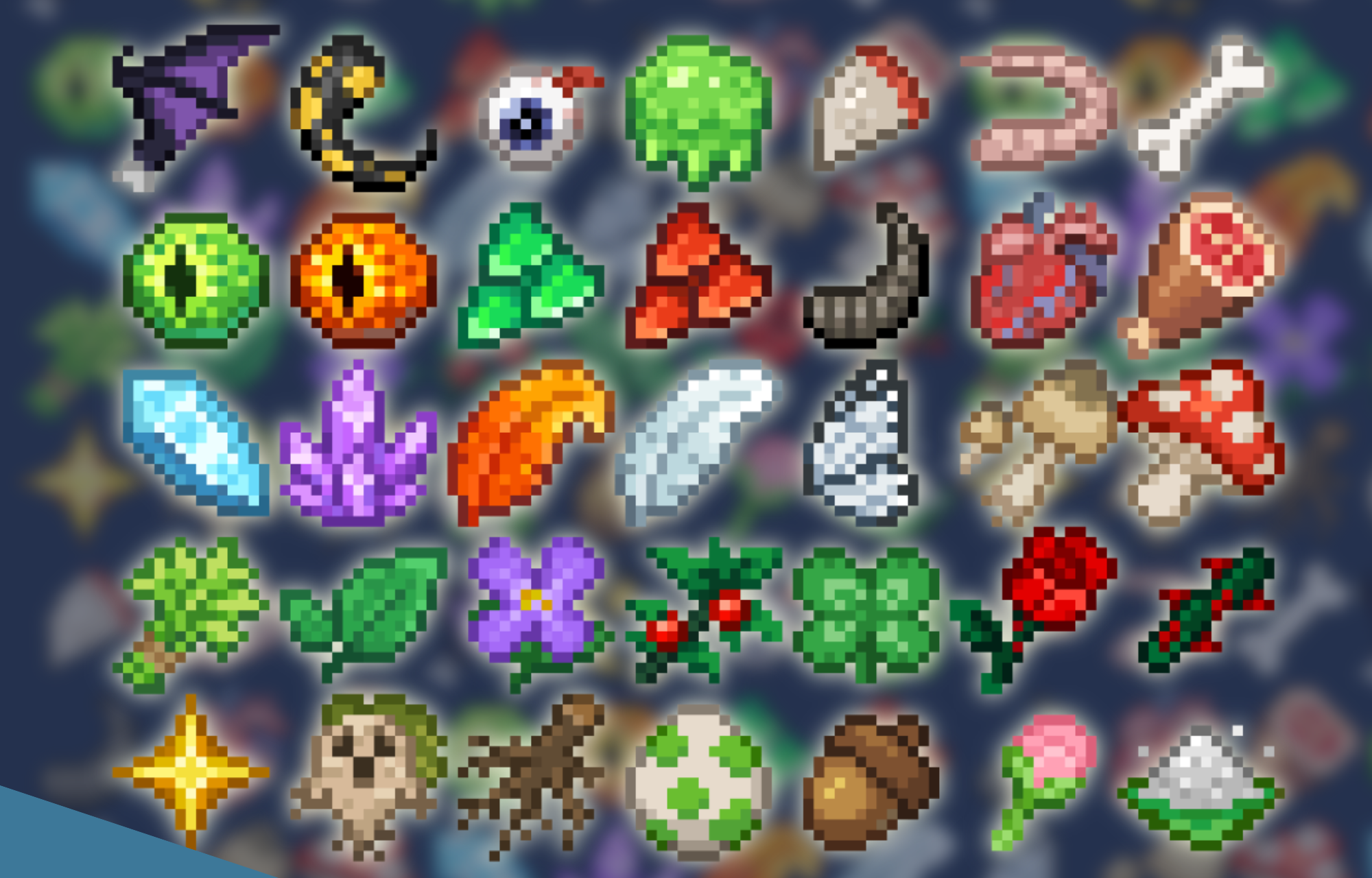 35 RPG Items - Monster Loot Icons