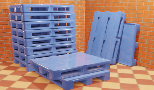 Plastic Pallet - Industrial Props