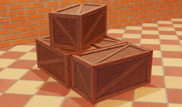 Narrow Crate - Industrial Props