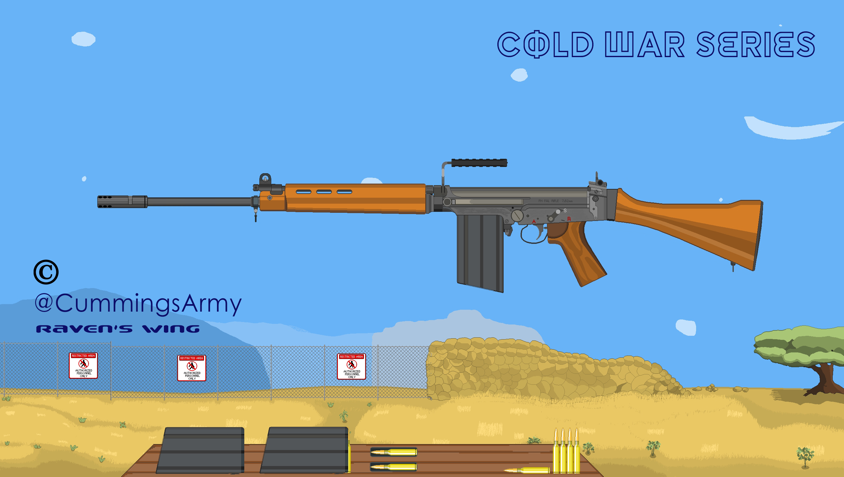 FN FAL Pixelated Animation (Cold War Version)