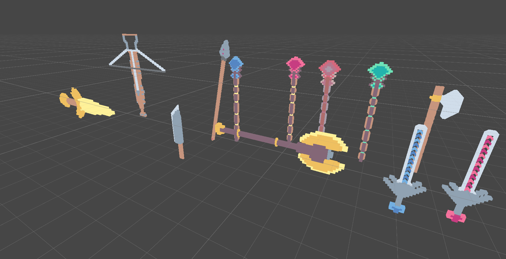 Low Poly Fantasy Weapons Pack